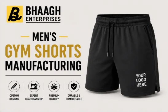 Baagh Enterprises Mens Gym Shorts Manufacturing