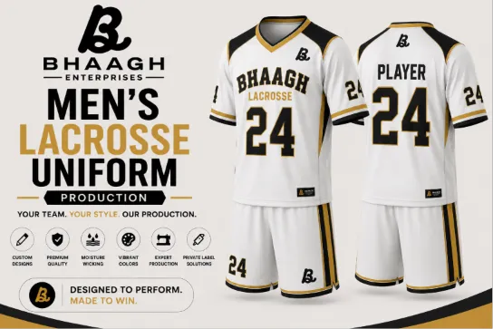 Baagh Enterprises Mens Lacrosse Uniform Production