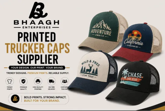 Baagh Enterprises Printed Trucker Caps Supplier