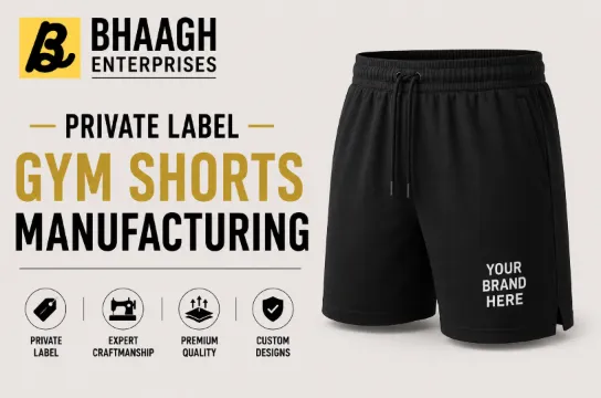 Baagh Enterprises Private Label Gym Shorts Manufacturing