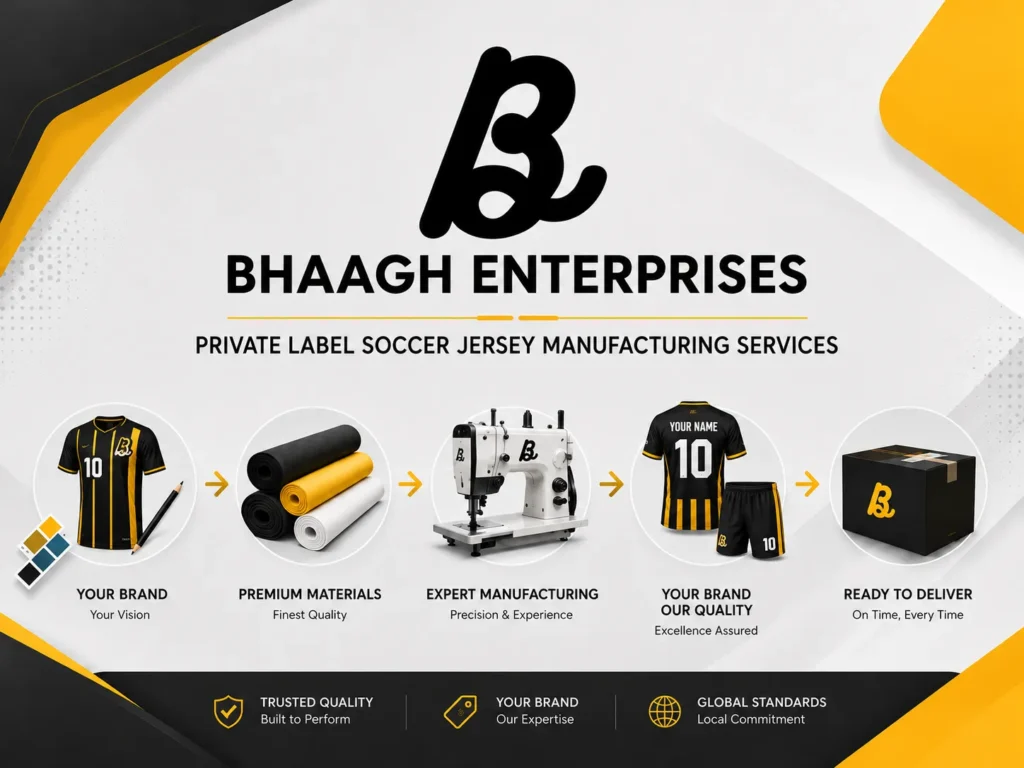 Baagh Enterprises Private Label Soccer Jersey Manufacturing Services