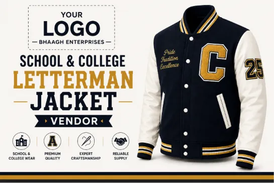 Baagh Enterprises School College Letterman Jacket Vendor