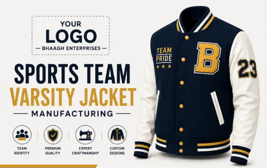 Baagh Enterprises Sports Team Varsity Jacket Manufacturing