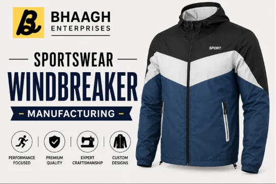 Baagh Enterprises Sportswear Windbreaker Manufacturing