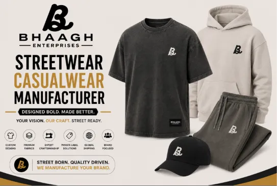 Baagh Enterprises Streetwear Casualwear Manufacturer