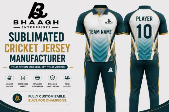 Baagh Enterprises Sublimated Cricket Jersey Manufacture