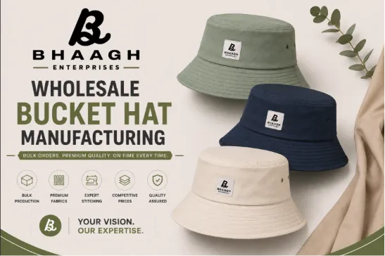 Custom Bucket Hat Manufacturer 4 Baagh Enterprises Wholesale Bucket Hat Manufacturing