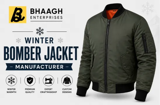 Baagh Enterprises Winter Bomber Jacket Manufacturer