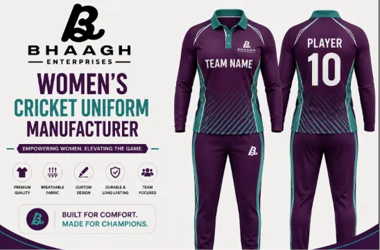 Baagh Enterprises Womens Cricket Uniform Manufacturer