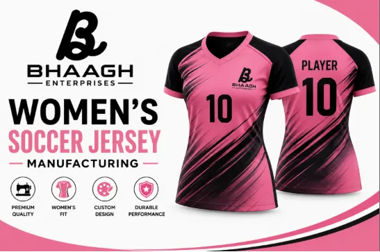 Baagh Enterprises Womens Soccer Jersey Manufacturing