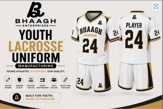 Baagh Enterprises Youth Lacrosse Uniform Manufacturing