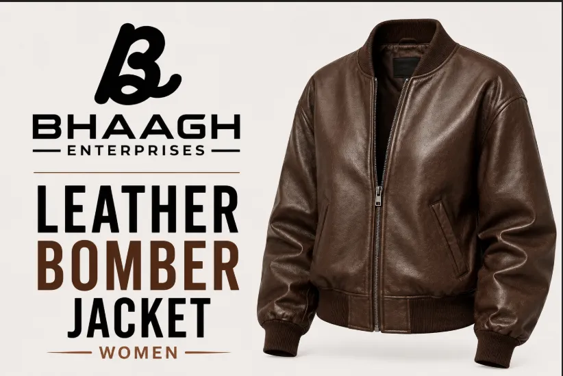 Baagh Enterprises leather bomber jacket women Manufacturer