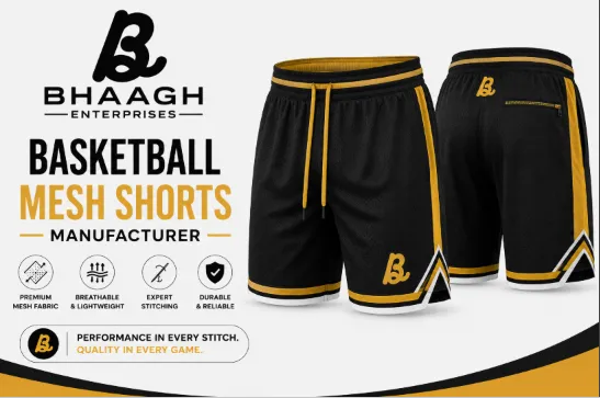 Bhaagh Enterprises Basketball Mesh Shorts Manufacturer