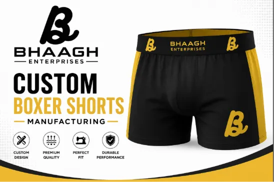 Bhaagh Enterprises Custom Boxer Shorts Manufacturing