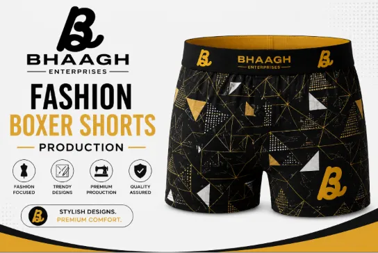 Bhaagh Enterprises Fashion Boxer Shorts Production