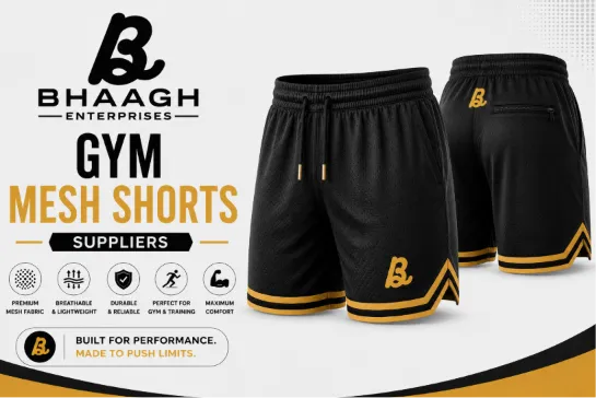 Bhaagh Enterprises Gym Mesh Shorts Suppliers