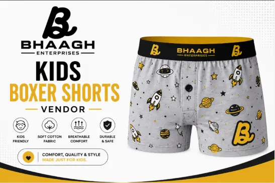 Bhaagh Enterprises Kids Boxer Shorts Vendor