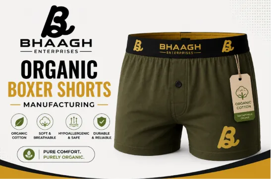 Bhaagh Enterprises Organic Boxer Shorts Manufacturing