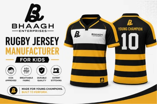 Bhaagh Enterprises Rugby Jersey Manufacturer for Kids