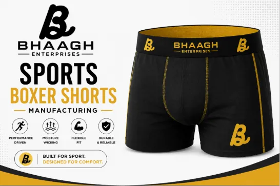 Bhaagh Enterprises Sports Boxer Shorts Manufacturing