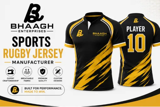 Bhaagh Enterprises Sports Rugby Jersey Manufacturer