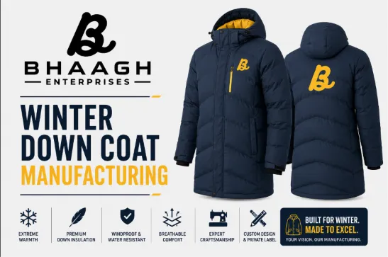 Bhaagh Enterprises Winter Down Coat Manufacturing