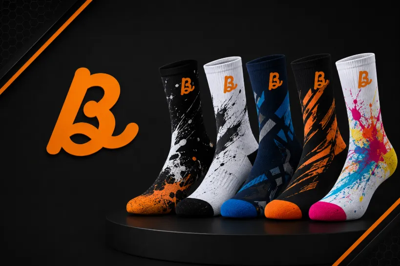 Bhaagh Interprise Custom Printed Sock Manufacturer