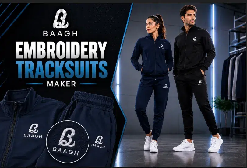 Bhaagh Interprise Embroidery Tracksuits Maker
