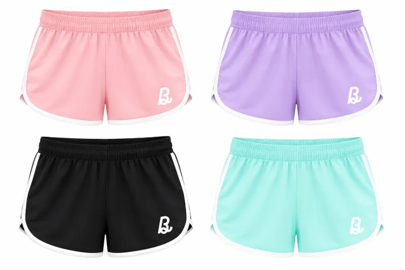 USA Leading High-Quality Custom Shorts Manufacturer 6 Bhaagh Interprise GIRLS SPORTS SHORTS