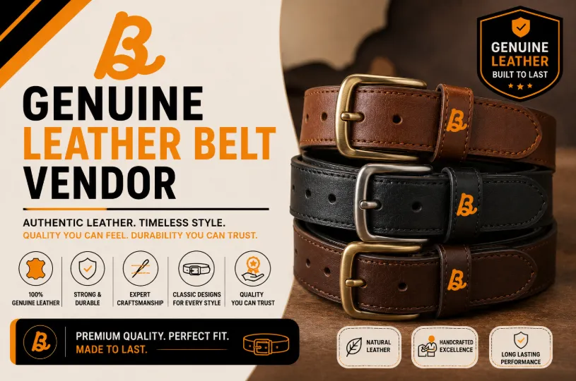 Bhaagh Interprise Genuine Leather Belt Vendor