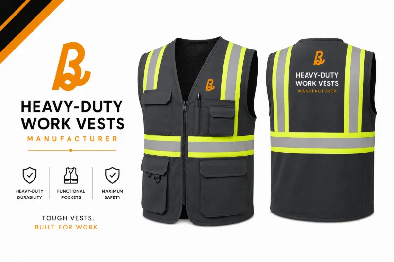 Bhaagh Interprise Heavy Duty Work Vests Manufacturer