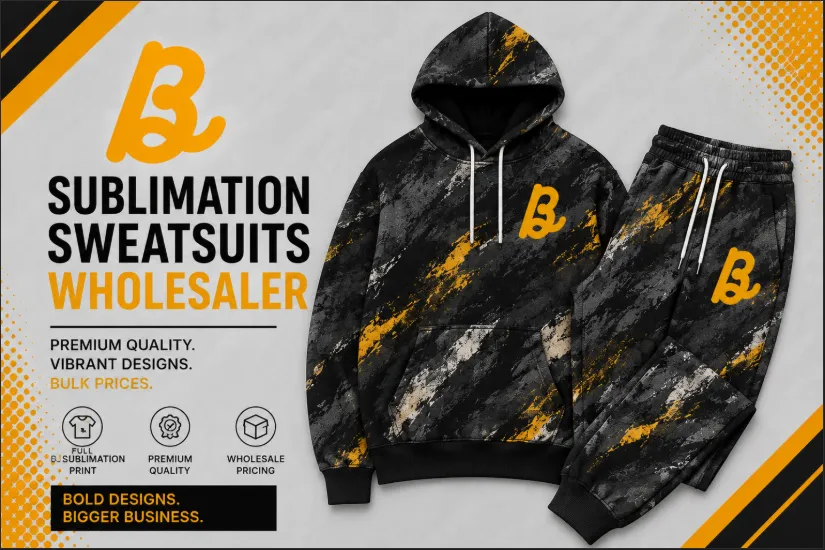 Custom Sweatsuits Manufacturer in USA 9 Bhaagh Interprise Sublimation Sweatsuits Wholesaler
