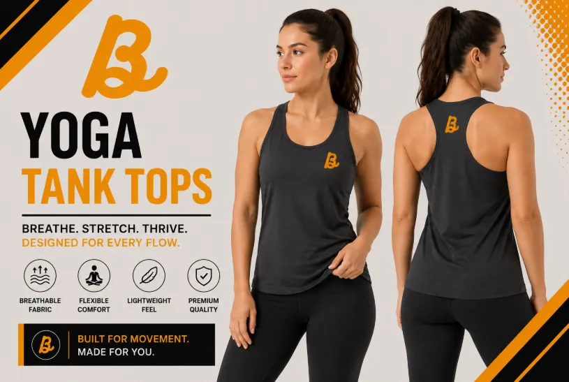 Bhaagh Interprise Yoga Tank Tops Manufacturer