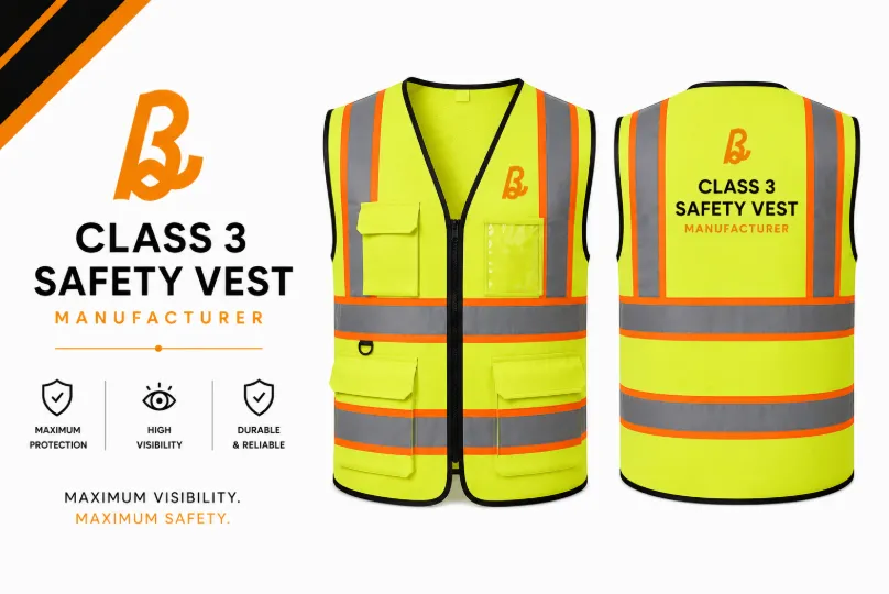 Bhaagh Interprise class 3 safety vest manufacturer