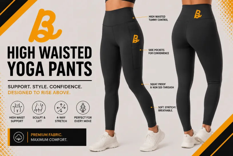 Bhaagh Interprise high waisted yoga pants