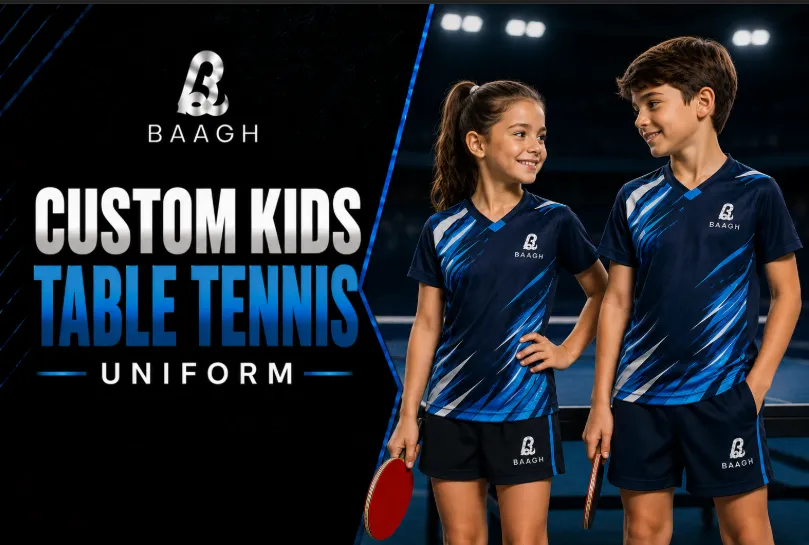 Bhaagh Interprise kids Table Tennis Uniform