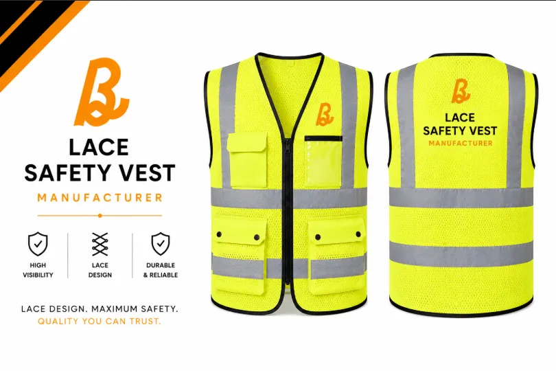 Bhaagh Interprise lace safety vest Manufacturer