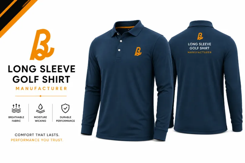 Bhaagh Interprise long sleeve golf shirt Manufacturer