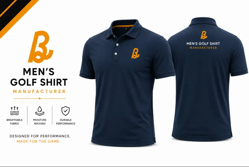 Bhaagh Interprise mens golf shirt Manufacturer