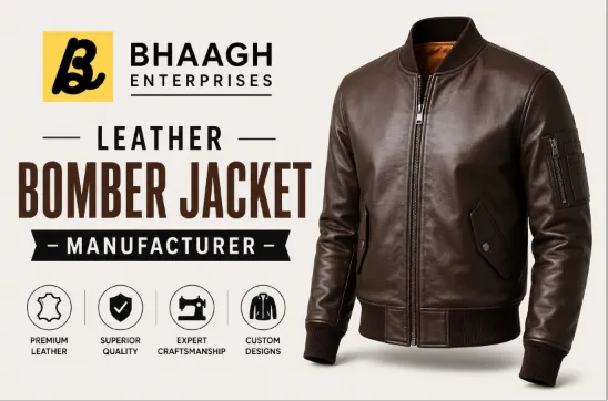 Leather Bomber Jacket Manufacturer