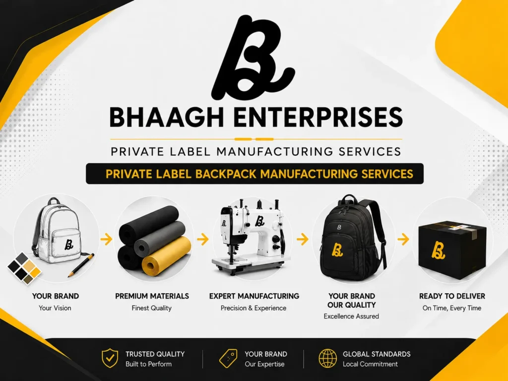 Private Label Backpack  Manufacturing Services