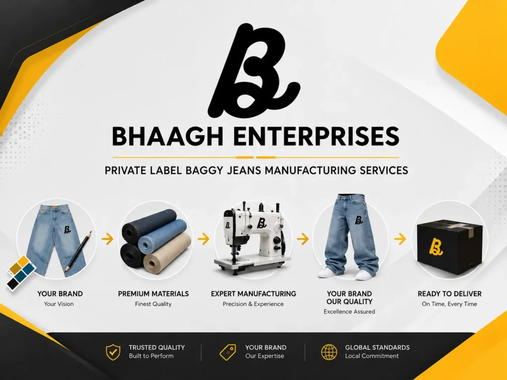 Custom Baggy Jeans Manufacturer 21 Private Label Baggy Jeans Manufacturing Services