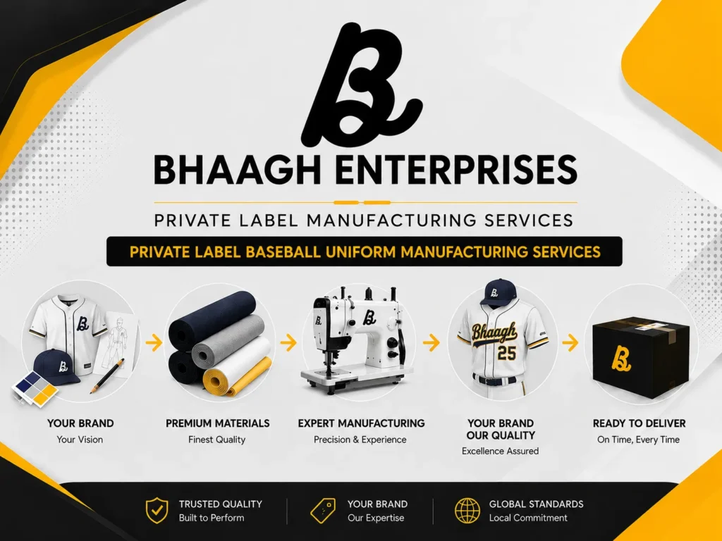 Private Label Baseball Uniform Manufacturing Services