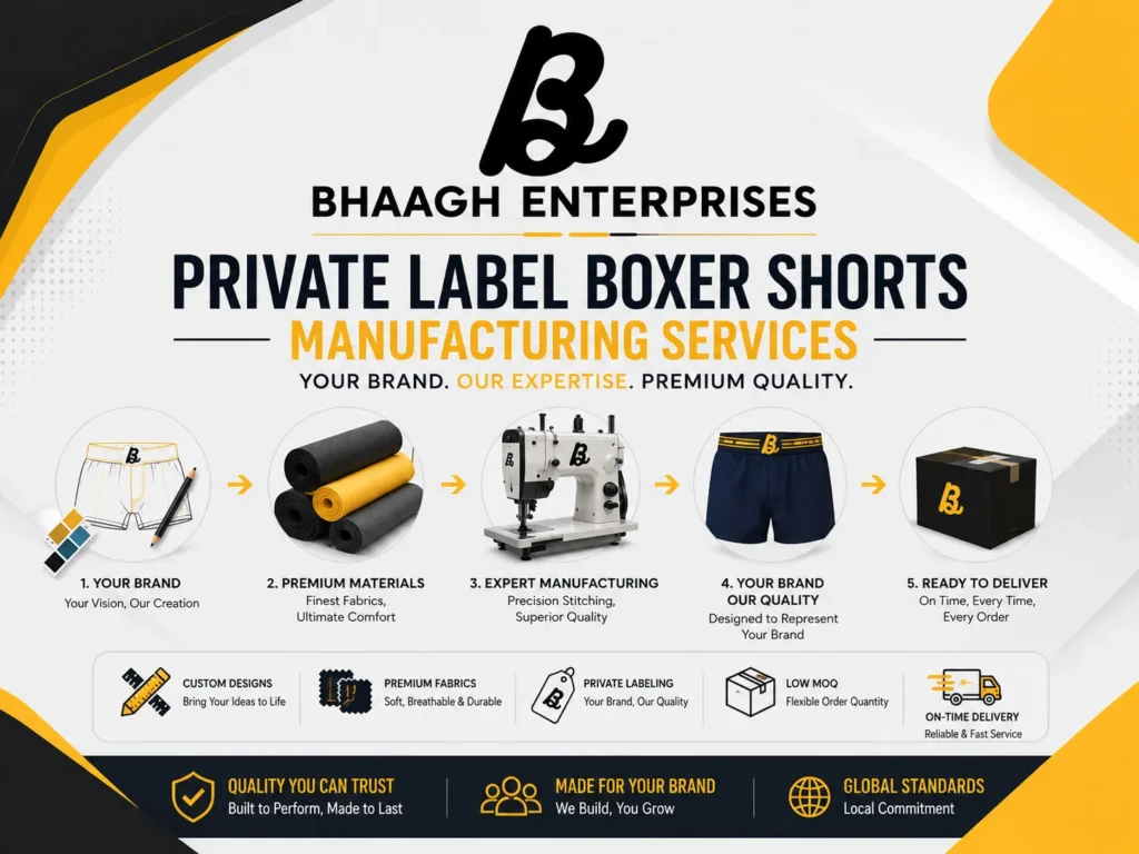 Private Label Boxer Shorts Manufacturing Services