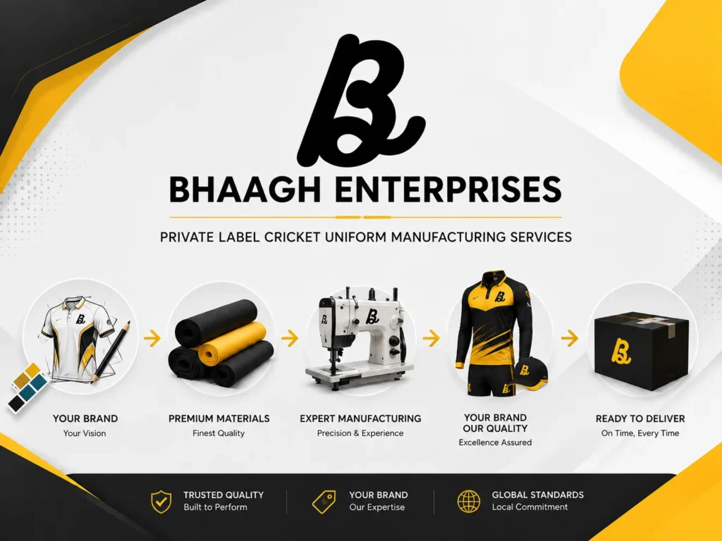Private Label Cricket Uniform Manufacturing Services