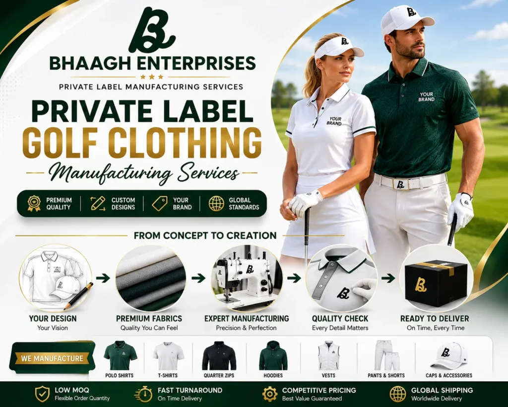 Private Label Golf Clothing Manufacturing Services