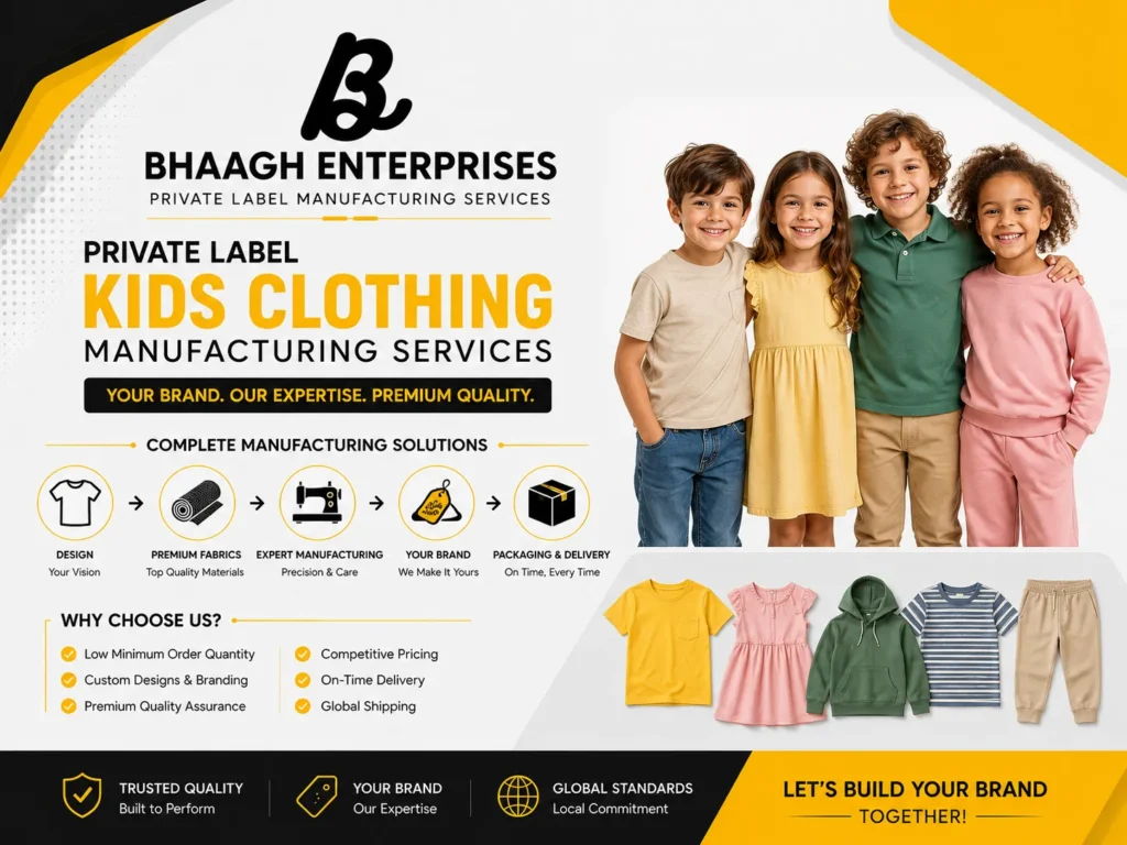 Private Label Kids Clothing Manufacturing Services