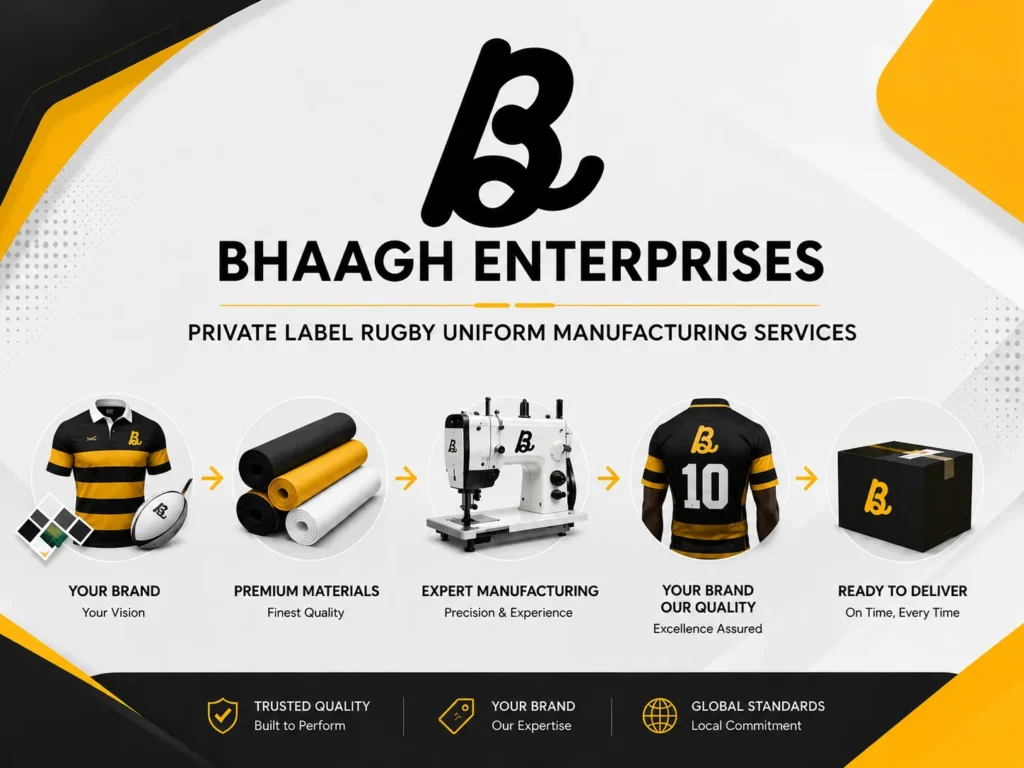 Private Label Rugby Uniform Manufacturing Services