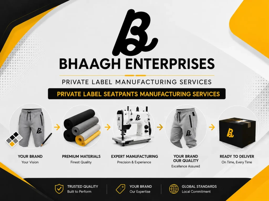 Private Label Sweatpants Manufacturing Services