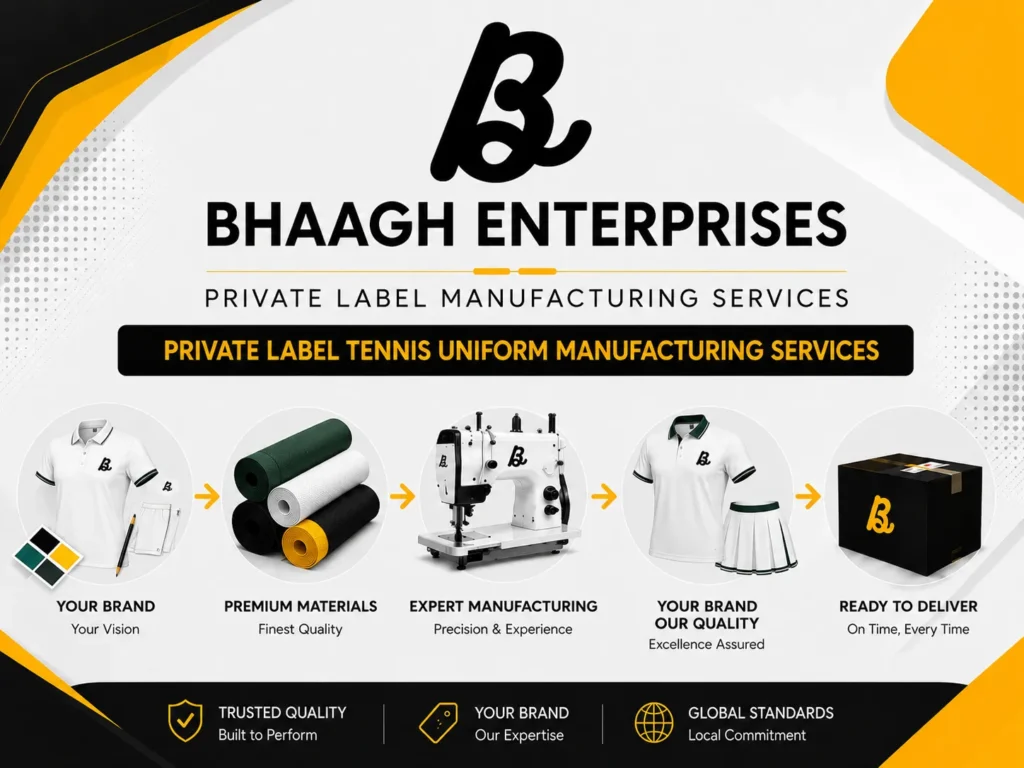 Private Label Tennis Uniform Manufacturing Services 